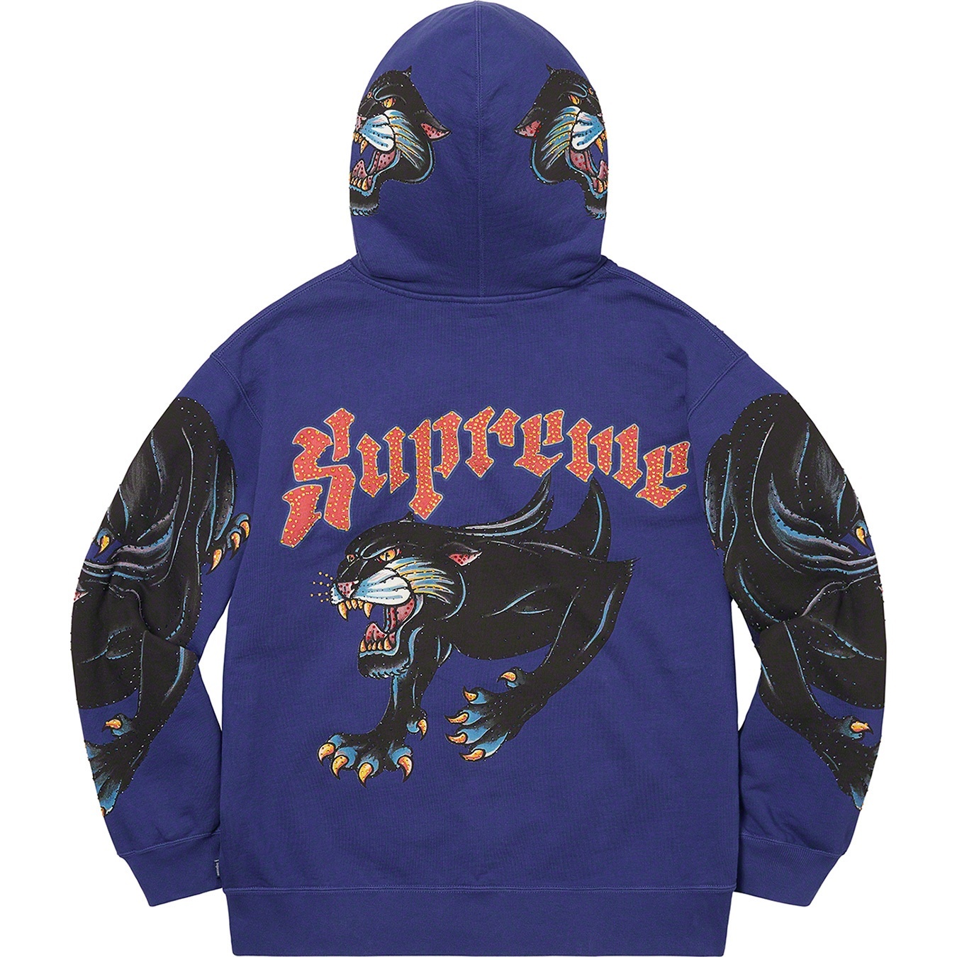 Panther Zip Up Hooded Sweatshirt view 14